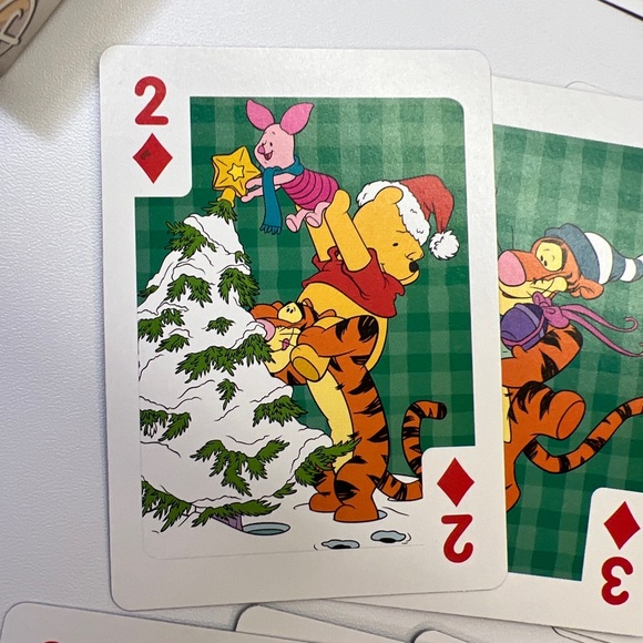 Bicycle Disney Winnie the Pooh Deck of Playing Cards Holiday Playing Cards RARE - Picture 11 of 16